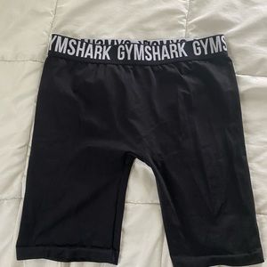 gymshark fit seamless cycling shorts - black
